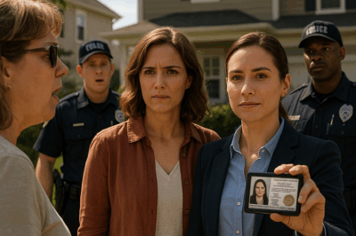 CH2 – HOA Karen Called the Cops When We Refused Her HOA—Then Froze When She Saw My Wife’s Federal ID!…