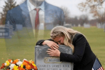 SHOCKING REVELATION: After weeks of quiet mourning, Erika Kirk could no longer carry the weight of silence. Standing before her husband’s grave, tears streaking down her face, she finally spoke the words that shattered the calm and shook a nation.