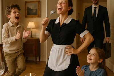 Millionaire Arrived Home Early — What He Saw His Housekeeper Doing to His Kids Made Him Cry… The day started like any other for Adrian Cole, a millionaire known for his real estate investment empire and luxury developments