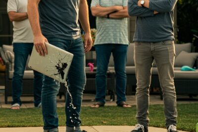 ch2-“Oh, sorry — I accidentally dropped your laptop in the pool,” my brother said — after I refused to lend him $20,000. Dad added, “It’s just an accident.” I didn’t argue. That night, I made a few calls and changed a few passwords. But at 6:15 A.M., he woke up to something he never saw coming.