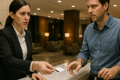 The Hotel Receptionist Slid My Room Key Back: “Book Somewhere Else Tonight. Trust Me.”… CH2