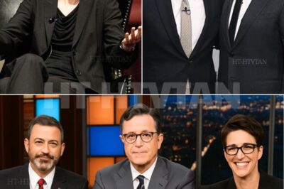 MEDIA EARTHQUAKE: Maddow, Colbert, and Kimmel just walked out of the networks — and the newsroom they launched is sending shockwaves through every corner of TV! Free from advertisers, conglomerates, and corporate control, the trio is pledging to expose corruption, challenge authority, and restore real journalism. Maddow’s sharp analysis, Colbert’s fearless satire, and Kimmel’s late-night edge combine to break decades of broadcasting rules. Industry insiders are calling this the birth of a media revolution, and audiences can’t stop buzzing about what comes next. Read More In Comment👇