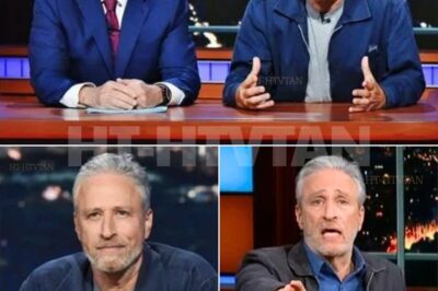  JON STEWART’S DEADLY ULTIMATUM ROCKS HOLLYWOOD: “BUY ME A COFFIN IF YOU WANT SILENCE!”   APPLE TREMBLES AS STEPHEN COLBERT JOINS THE SECRET LATE-NIGHT REBELLION!  Read more:   Hollywood is on fire. What began as a quiet corporate cancellation has exploded into a full-blown comedic war for freedom.  Sources close to the situation say Jon Stewart didn’t just walk away from Apple — he declared war on it. His words were as sharp as his wit: “Buy me a coffin if you want silence.” And with that, he lit the fuse that could blow open the walls of corporate media forever.