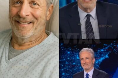 SHOCKING: Jon Stewart Hospitalized After Exhausting Days on Tour — Fans Worldwide Send Love and Prayers.   See more:  Comedy legend Jon Stewart has been hospitalized following several grueling days on tour, leaving fans deeply concerned for his health. The former Daily Show host and political satirist, known for his sharp wit and relentless energy on stage, reportedly fell ill after pushing himself through a packed schedule of appearances and travel.  According to close sources, Jon is undergoing urgent medical treatment, and his condition is being closely monitored by doctors. His team has confirmed that all focus is now on his full recovery and rest.