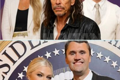 ERIKA KIRK JUST UNLEASHED A CULTURAL BOMBSHELL: STEVEN TYLER, JOAN JETT, AND BRET MICHAELS ARE SECRETLY HEADLINING A RIVAL SUPER BOWL HALFTIME SHOW. WATCH MORE  In a move that has sent shockwaves through the entertainment world, Erika Kirk, widow of the late Turning Point USA founder Charlie Kirk, has revealed a stunning lineup for their “All American Halftime Show.” This faith-and-rock-powered spectacle is set to directly challenge the NFL’s official broadcast, headlined by Bad Bunny. Kirk’s emotional announcement confirmed that rock music legends like Steven Tyler, Joan Jett, Bret Michaels, and Jon Bon Jovi are part of a secret coalition of artists preparing to take the stage. She hinted that this patriotic performance is exactly what her late husband, Charlie, “would want for America,” framing the event as a continuation of his mission. The move comes as a direct response to widespread outrage over the NFL’s choice of performer, promising a moment that celebrates faith, family, and freedom. Find out who the other mystery icons are and why this event is being called the biggest cultural challenge to the Super Bowl in history. The full story is in the comments below.