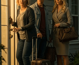 ch2-My son cut me off for 13 years. Not a single call, message, or visit — until he found out I’d become a millionaire. He showed up at my doorstep with his wife and their luggage, smiling like nothing had happened. “As your son,” he said, “I’m entitled to some of this. We’re moving in — you’ve got plenty of extra space anyway.” I just smiled, stepped aside, and said softly, “You’re right about one thing — I do have space.” Then I did what I should’ve done a long time ago. And this time, he was the one left standing outside.