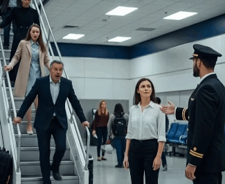 ch2-At the airport, Dad said: ‘She can’t even afford economy.’ My step-sister laughed as they boarded first class. I waited quietly—until a man in uniform said, ‘Your jet’s ready, ma’am.’ The entire platform froze.