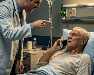 ch2-I overheard the head nurse whisper to her doctor son: “Get that old man out.” Minutes later, he stormed in, threatened me, and falsified my records. He thought I was just a helpless patient. He didn’t know I was the hospital’s owner. As he wrote with a smirk, I made a call…