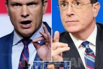 Stephen Colbert just crossed a line — and the internet can’t stop talking about it. He didn’t hold back. He didn’t filter. And when he called out Pete Hegseth in front of a roaring audience… the room exploded. Colbert calling Hegseth “a five-star douche” in one of his harshest jabs to date. 👉 What sparked this fiery exchange, and what did Colbert say next that has the internet buzzing? The fallout is just beginning, and why even Fox can’t stay quiet… Full s.t.obelowIN COMMENT👇👇