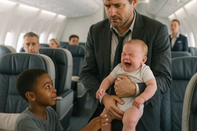 CH2 . A billionaire’s baby cried nonstop on the plane, until a poor Black boy did the unthinkable…