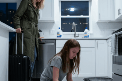 CH2 – I returned from my trip a day early to find my 9-year-old daughter alone, on her hands and knees, cleaning the kitchen floor because my in-laws thought she “needed discipline.