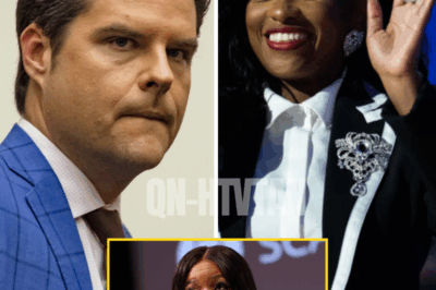 “He thought she could silence me, but I wasn’t done speaking” – Matt Gaetz’s attempt to CUT OFF Jasmine Crockett backfires as her 30 SECONDS OF FIRE leaves him frozen and exposes a shocking truth on live television