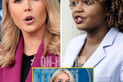 “It’s not ‘deplorable’ to tell the truth – it’s dangerous to ignore it.” Karoline Leavitt hit back with fiery precision after Karine Jean-Pierre invoked Hillary Clinton’s infamous remark, reigniting a war of words that left political circles spinning and social media in chaos.