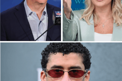 “They told them to shut up and switch the channel.” – The NFL STANDS FIRM behind Bad Bunny amid growing backlash, refusing to cancel the 2026 Super Bowl Halftime Show and declaring it will be the “UNITED moment the world desperately needs.”