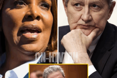 “They thought they could hide it all.” – Letitia James resigns in disgrace, leaving New York in SHOCK as Senator John Kennedy’s name surfaces amid a sprawling mortgage fraud scandal, secret documents, and a political fallout that could rewrite the state’s power dynamics.