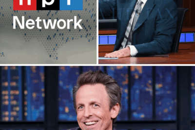 In a groundbreaking move, Jimmy Kimmel, Stephen Colbert, and Seth Meyers commit $1 million to NPR, marking the first day the network operates free from federal funding—an unprecedented step in their fight for independent journalism and free speech