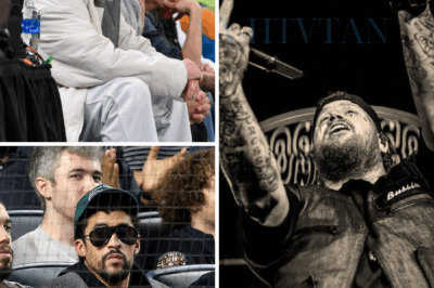 When Bad Bunny refused to stand during “God Bless America,” Jelly Roll’s face said it all — fury, disbelief, and something no one expected next. What he did on stage moments later left the entire arena frozen… and fans are still arguing about it today.