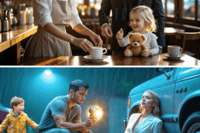 “Can I Sleep in Your Car?” The Female CEO Whispered—The Single Dad Mechanic Froze in Shock