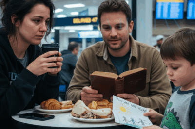 She Waited Alone at the Airport Café — Until a Single Dad’s Son Gave Her a Note That Changed Everything ch2