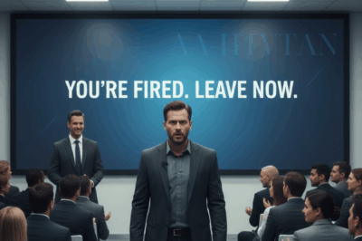 “YOU’RE FIRED. LEAVE NOW” – The Day I Walked Off Stage ch2