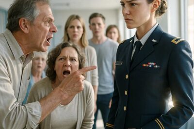 My family belittled my military career, calling me a “paper-pusher” who was “playing soldier.” When I flew home to see my dying grandfather, they tried to block me from his hospital room, saying I wasn’t “real family.” CH2