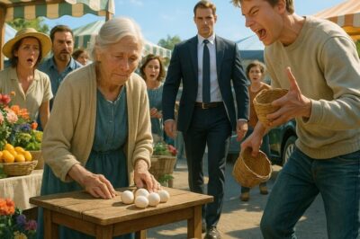 An Elderly Woman Was Confronted by a Troublemaker at the Farmers’ Market — But When a Stranger in a Suit Stepped Out of His SUV, Everyone Was Stunned..CH2