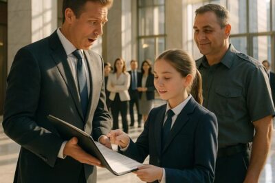 If your daughter can translate this contract, I will double your salary” – The billionaire said to the black gatekeeper, after a while he was shocked by the girl’s talent…CH2