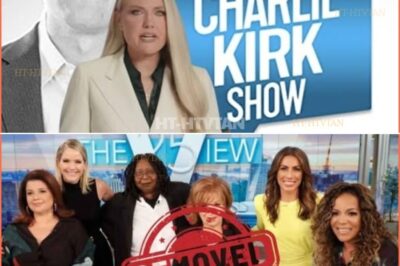 TV SH0CKWAVE: ABC Axes The View — Launches The Charlie Kirk Show Hollywood never saw this coming. Erika Kirk stood tall as a grieving widow turned powerhouse, while Megyn Kelly sliced through the chaos with unflinching fire. With bold new segments like Charlie Minute and Charlie Cheers, the show isn’t just breaking records — it’s rewriting the future of morning TV. And the moment insiders are calling “a declaration, not just entertainment”… left audiences speechless. 🔥😱