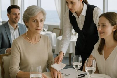 CH2 – On Our Family Cruise, My Son Grinned While My Daughter-In-Law Snapped Pictures. A Waitress Bent Close, Slipping Me A Note: “Call 911.”