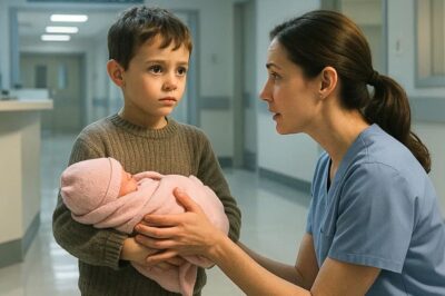 A B:ruised 7-Year-Old Boy Walked Into the ER Carrying His Little Sister—What He Said Broke Hearts…CH2