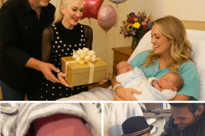Blake Shelton and Gwen Stefani’s Heartwarming Hospital Visit to Carrie Underwood: A Surprise Gift for Her Newborn Twins