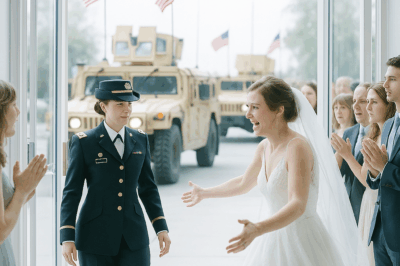 She Missed Her Sister’s Wedding for Duty — Then a Military Convoy Approached the Reception Hall