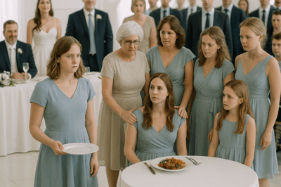 At My Sister’s Wedding, She Refused Me Food and Mocked Me — My Parents Agreed But Then My Family…