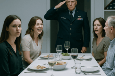 My Sister Mocked Me At Dinner “Photocopier Captain?” — Then Dad’s Old War Buddy Saluted Me