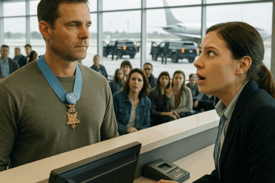 Gate Agent Mocked a Medal of Honor Recipient — 9 Minutes Later, Black SUVs Blocked the Runway