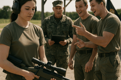 Let Me Teach You to Shoot” — They Laughed at the Quiet Sniper Until a SEAL Colonel Saw Her Record
