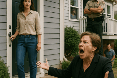 HOA President Screamed When I Changed the Lock—Didn’t Know the Sheriff Was Watching From My Deck