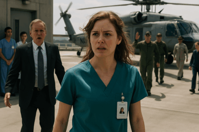 The Hospital Director Fired Her — Minutes Later, a Navy Helicopter Landed on the Roof