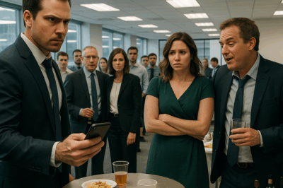 He Touched My Wife at Her Office Party — So I Ended His Career That Night