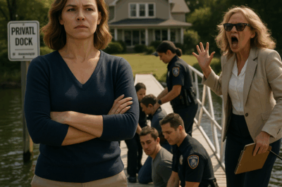 HOA Karen Freaks Out As Cops Handcuff Her Guests Off My Private Dock For Trespassing Entitled People