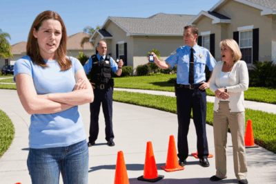 She Blocked My Driveway With Cones—Police Found HOA Karen Hiding a Suspended License
