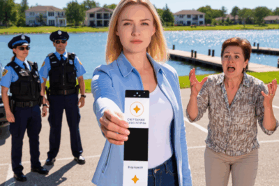 HOA Karen Called the Police When I Refused to Move to Her Lake — Then Stunned When I Showed My Pass