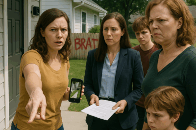 HOA Karen’s Son Vandalized My Property — The Ring Footage Ended His Scholarship!