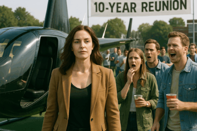 They Invited the ‘Class Loser’ to the 10-Year Reunion to Mock Her — She Arrived by Helicopte