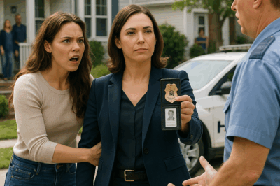 Fake HOA Cop Tries To Undress My Visitor — Stunned When She Turns Out To Be a Detective.
