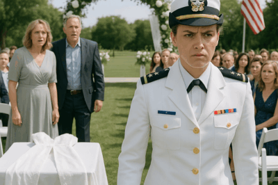 My Parents Cut My Wedding Dress in Half — Then I Appeared in Navy Whites With Two Stars.