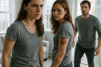 My twin sister showed up covered in bruises. When I found out her husband was abusing her we switched places!