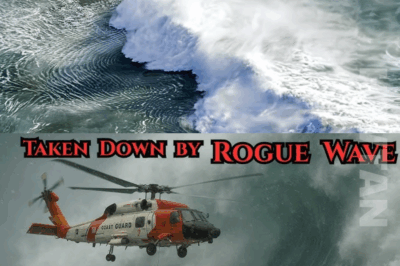 Massive Wave SPLITS Ship & Takes Out Coast Guard Helicopter – REAL Footage