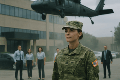 They Mocked the Woman in Camo at Work — Until a Black Hawk Landed to Pick Her Up