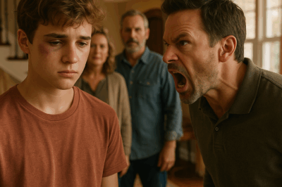 You’re grounded until you apologize to your stepmom,” my father shouted before everyone. The room erupted with uneasy laughter. Heat rose to my cheeks, yet I only replied, “Alright.” The following morning, he smirked, “So you’ve finally learned your place?” But then he saw my empty room—right as our family lawyer burst in, shaking. “Sir… what have you done…My father’s voice cracked through the living room like a whip: “You’re grounded until you apologize to your stepmom.”